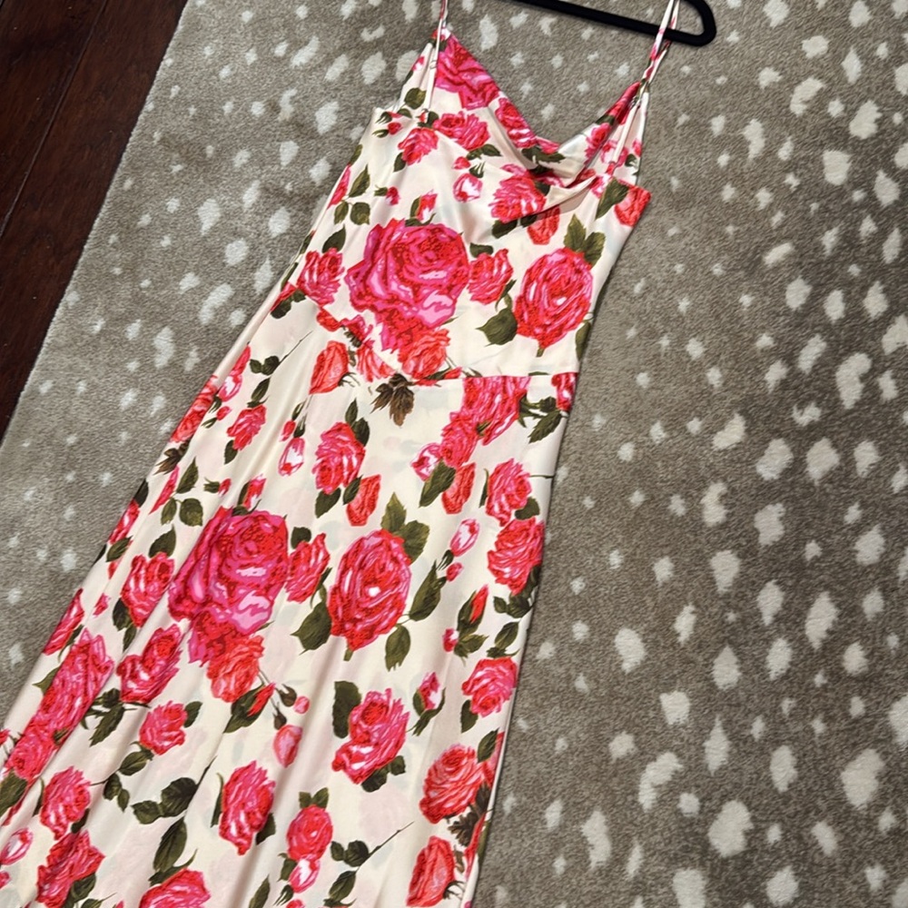 L'AGENCE Dawn & Rosewood Nyla Cowl Neck Midi Slip Dress. Size 0* - Picture 12 of 15